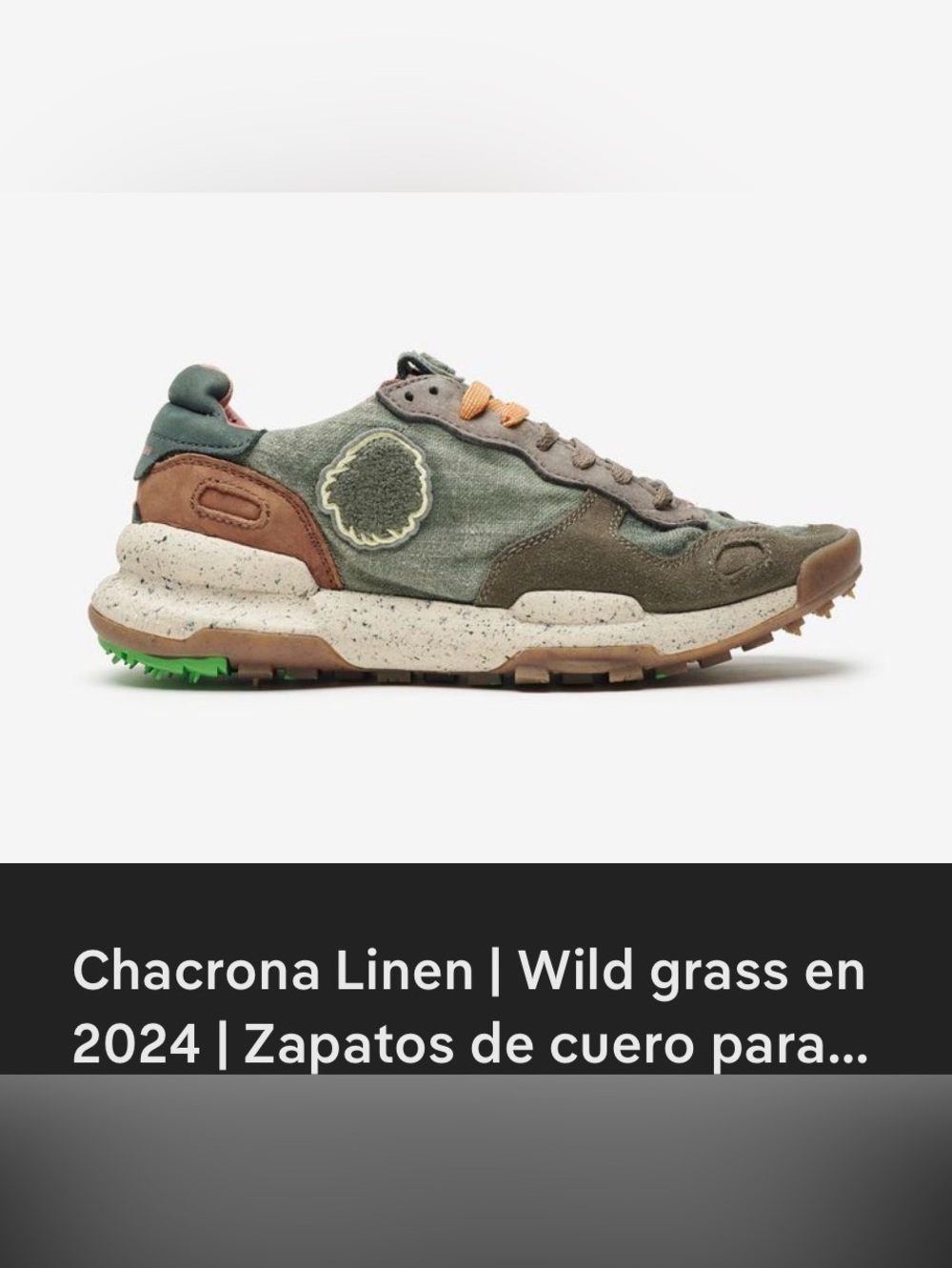 Women's Green Suede & Canvas Lace-Up Sneakers with Pink Lining